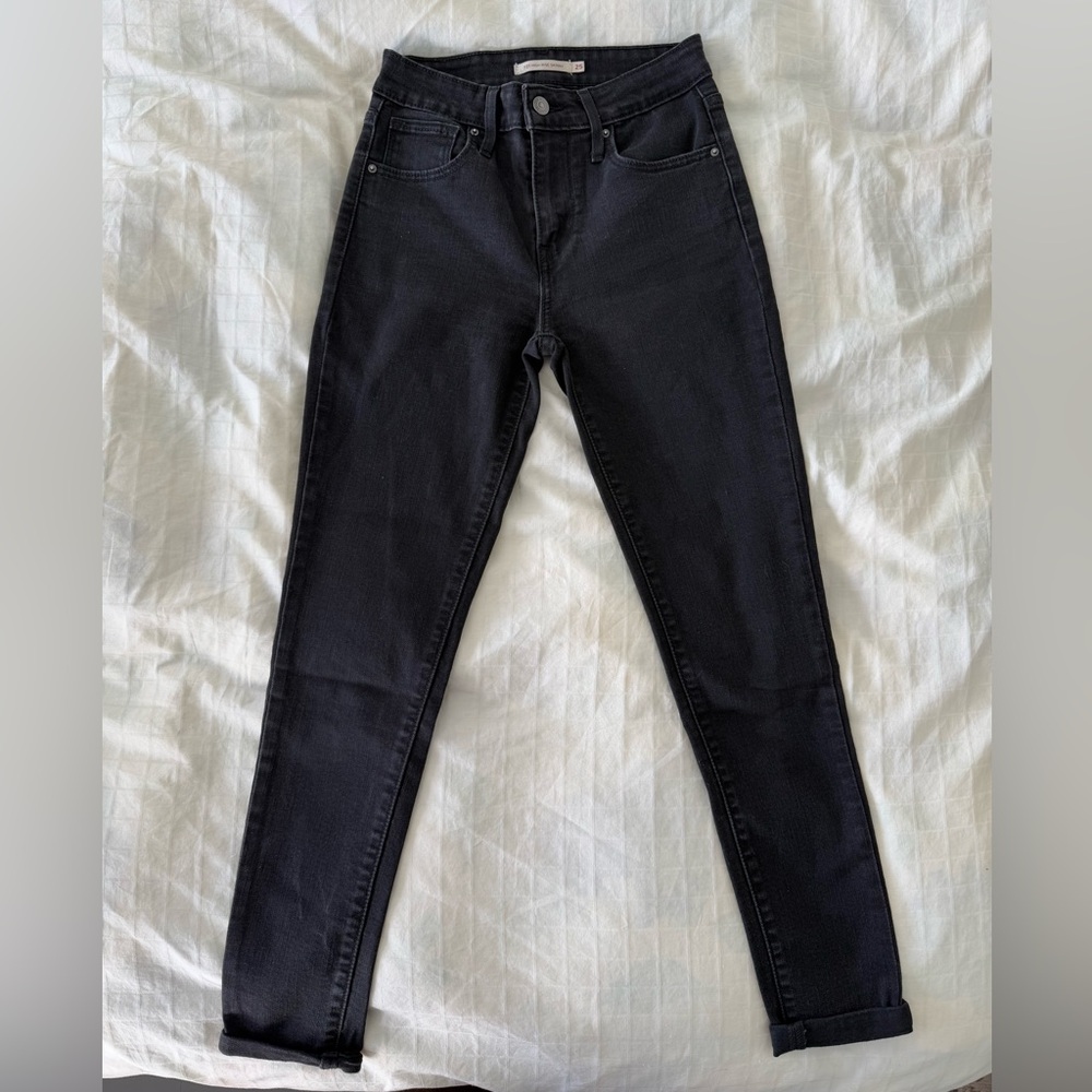 Levi's 721 Women's High Rise Skinny Black Jeans